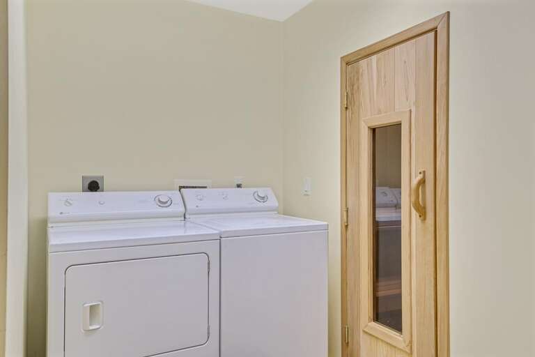 Laundry and sauna Laundry and sauna