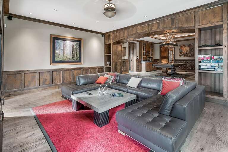 lower level family and game area