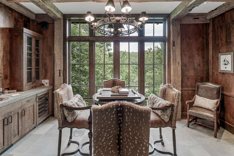 main level wine room