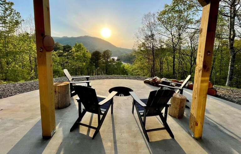 Sunset Fire Pit Views