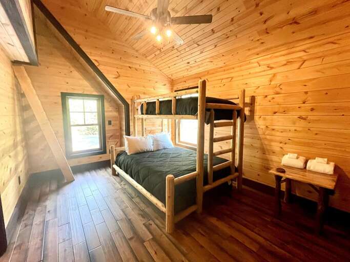 Bunk Bed Bedroom - Twin XL over Queen