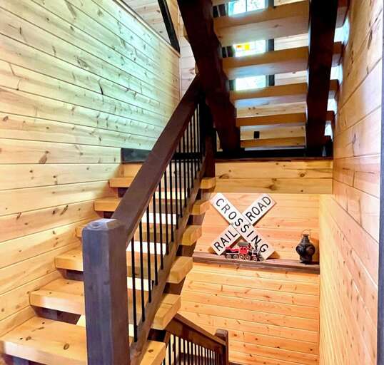 Stairwell to Loft and Lower Level