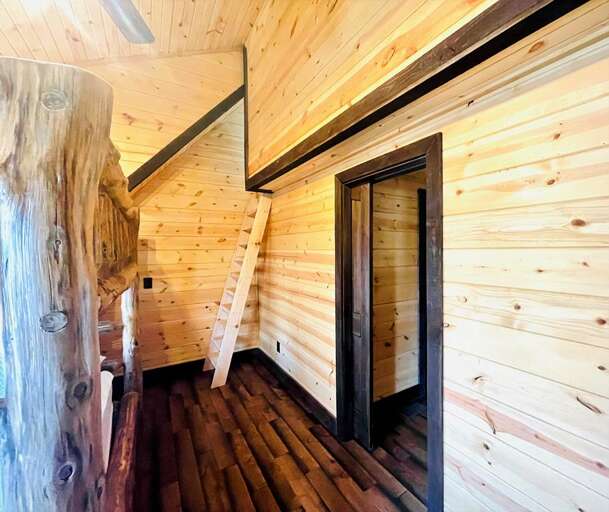 Bunk Bed Bedroom - Ladder to Kids Loft