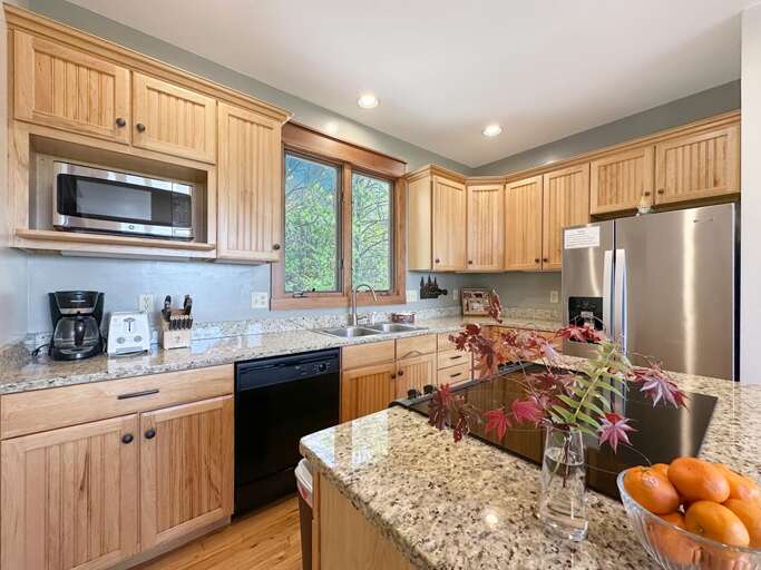 well equipped kitchen