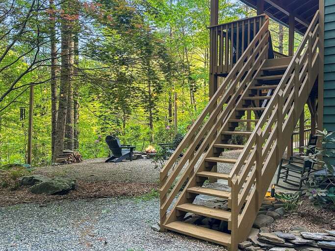 Bears Den entry stairs