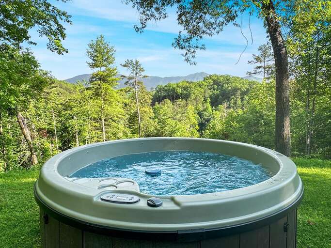 Lower 40 hot tub with view Lower 40 hot tub with view