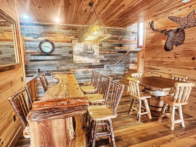 lower level bar and game area