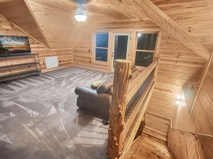 Open loft family room