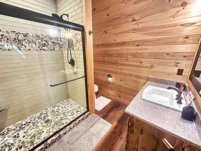 Lower-level king bathroom 2