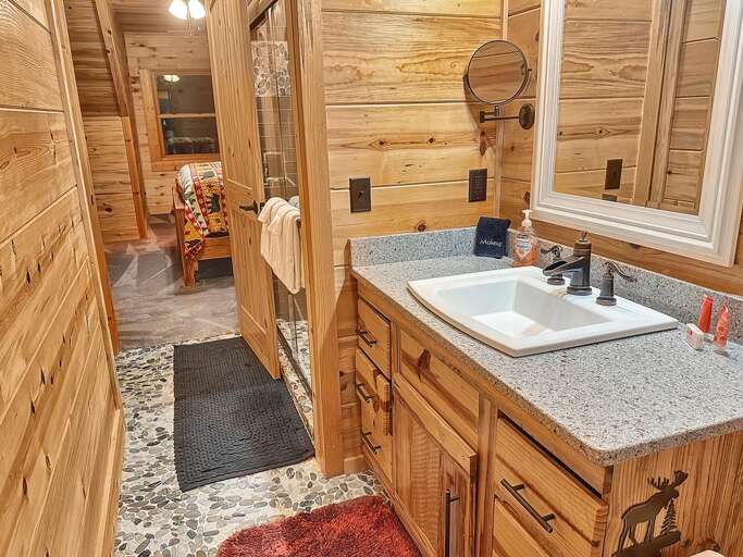 Upper level right-side bathroom 1