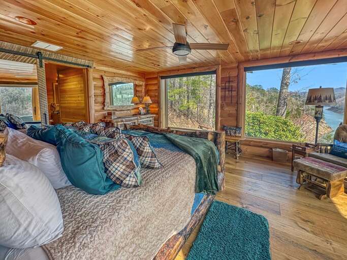 Mountain Ridge king main level bedroom 1