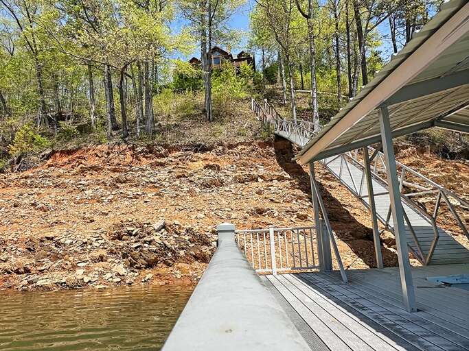 Mountain Ridge boat dock 4 April 2024