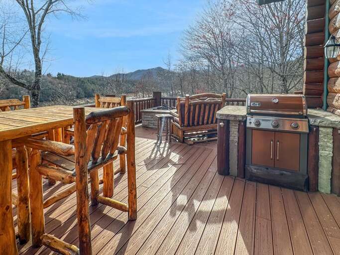 Mountain Ridge main level grilling deck 2