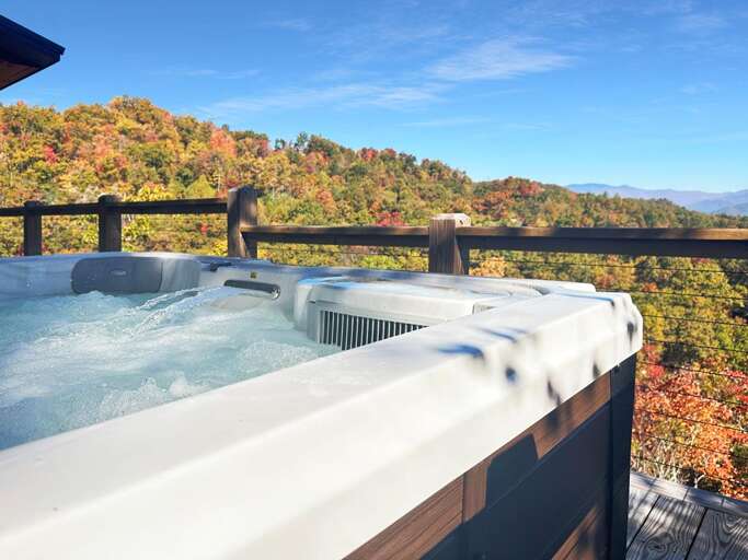 Dragonfly - hot tub view 1 Dragonfly - hot tub view 1