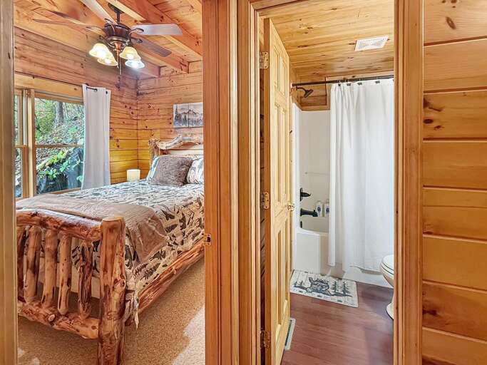 Queen Bedroom 1 with Main Bath Queen Bedroom 1 with Main Bath