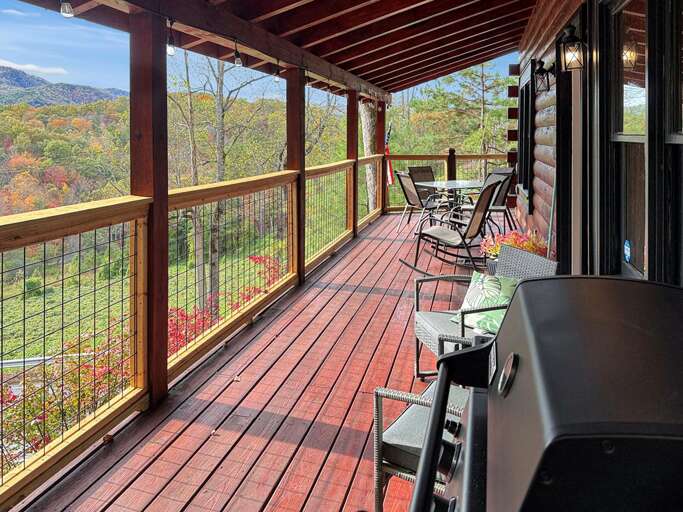 Covered Deck and Gas Grill Covered Deck and Gas Grill