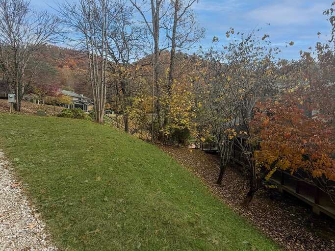 Approaching the Fireplace Suites 