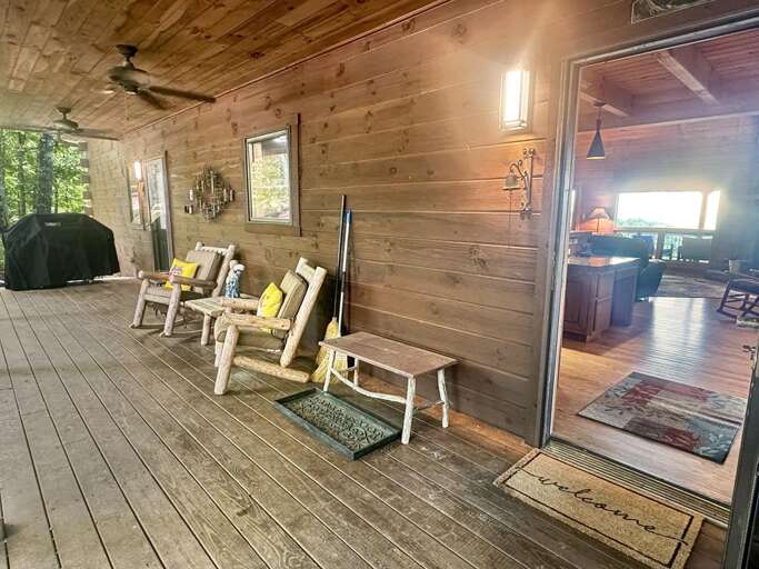 Endless Views - front porch just outside kitchen
