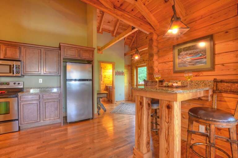 Kitchen and entry area