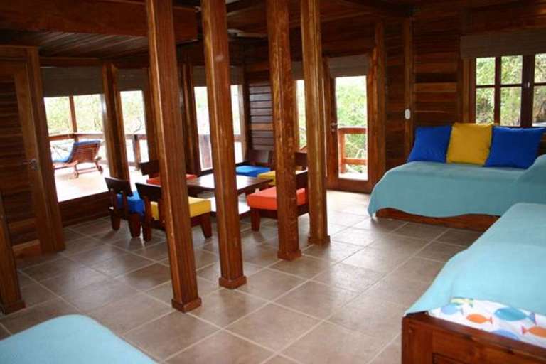 Bunk room with beds for 6 and room to lounge