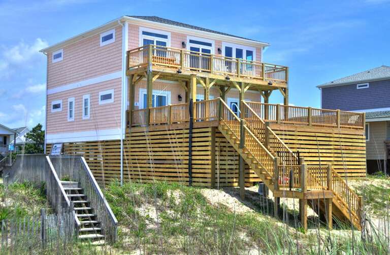 Ocean Side of House