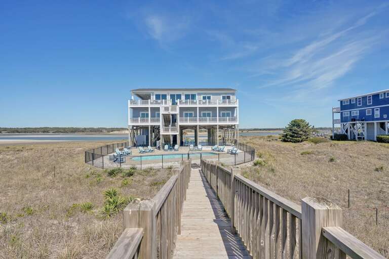 Ocean Side of House