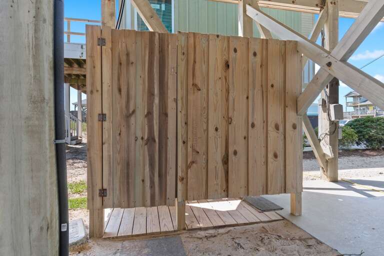 Outdoor shower