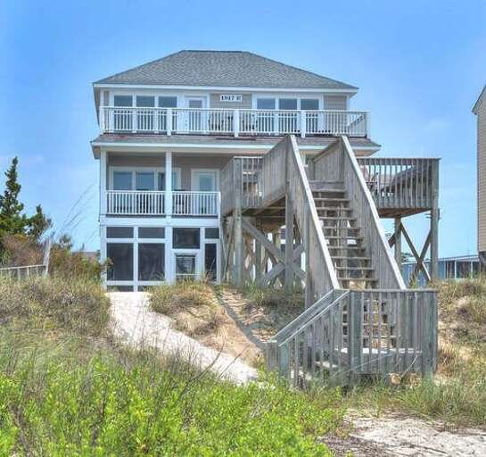 Ocean Side of House