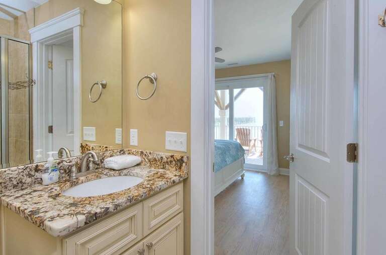 Full Bathroom with walk in shower