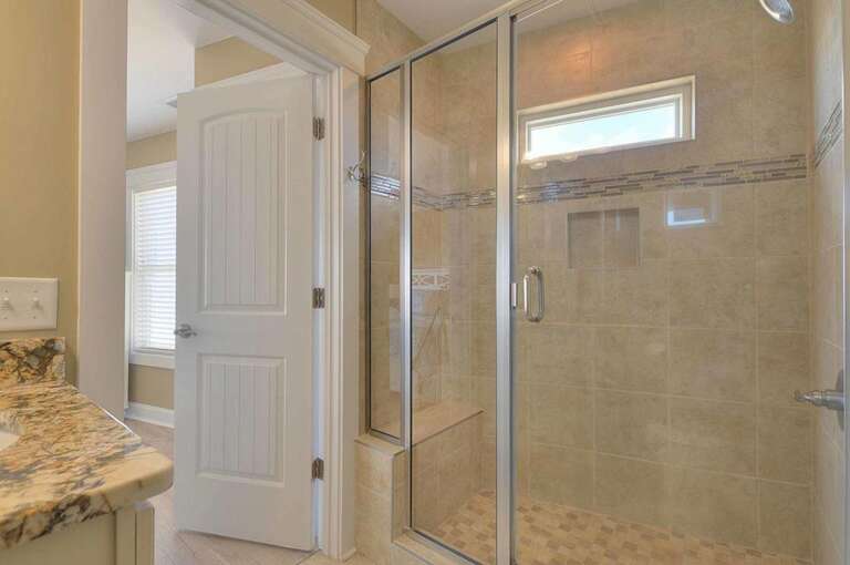 Full Bathroom with walk in shower