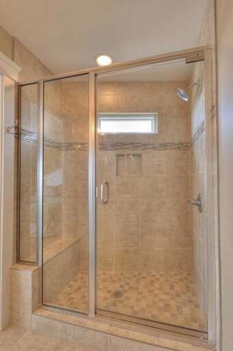 Full Bathroom with walk in shower