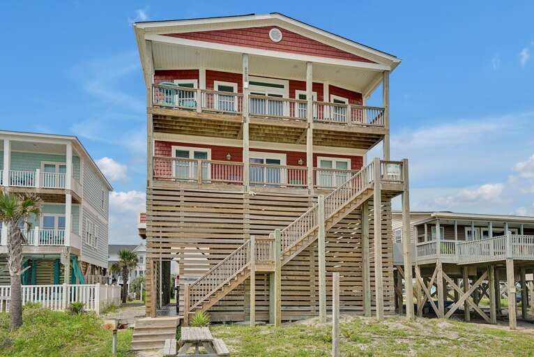 Ocean Side of House