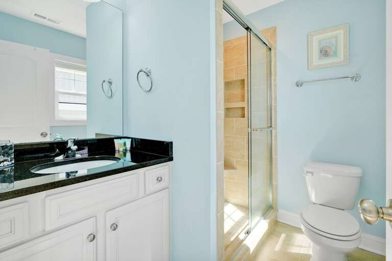 Full Bathroom with walk in shower