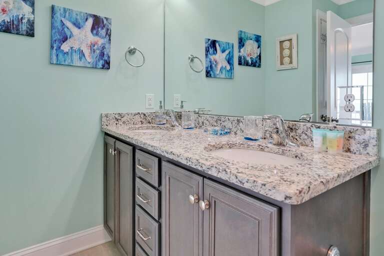 Full Bathroom with walk in shower