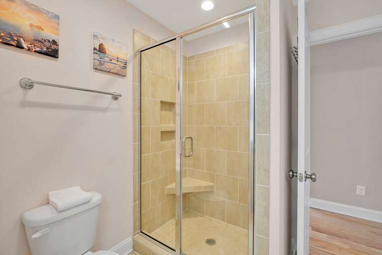 Full Bathroom with walk in shower