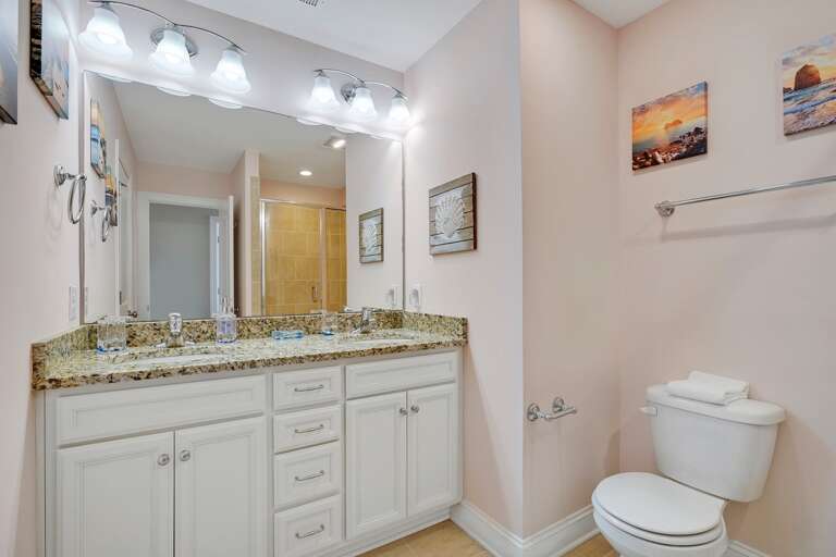 Full Bathroom with walk in shower