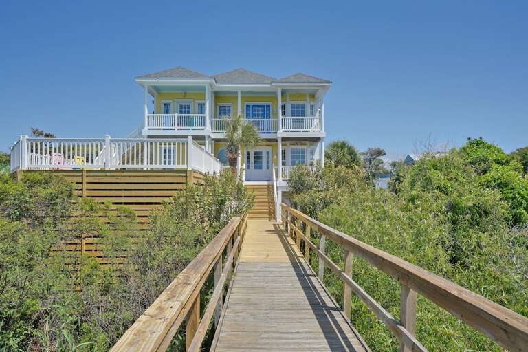 Ocean Side of House
