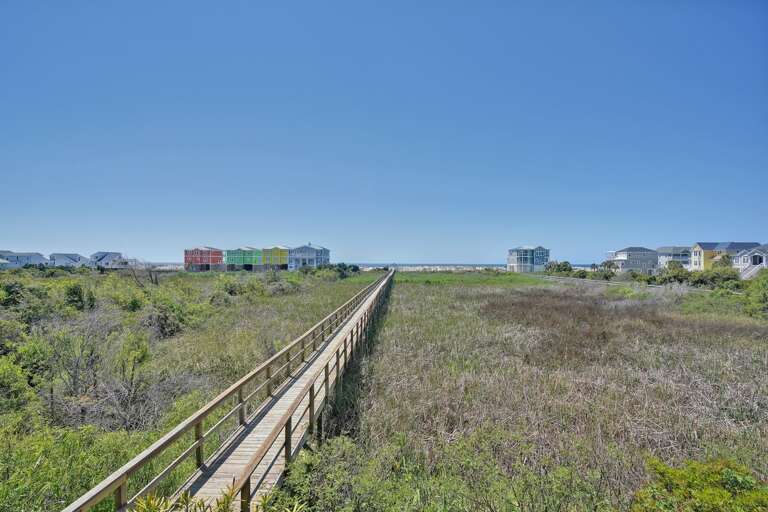 Private Boardwalk to Beach