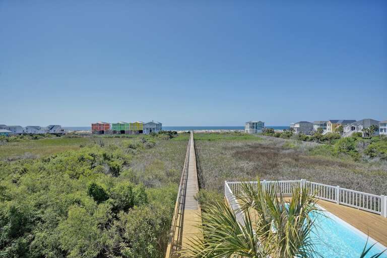 Private Boardwalk to Beach