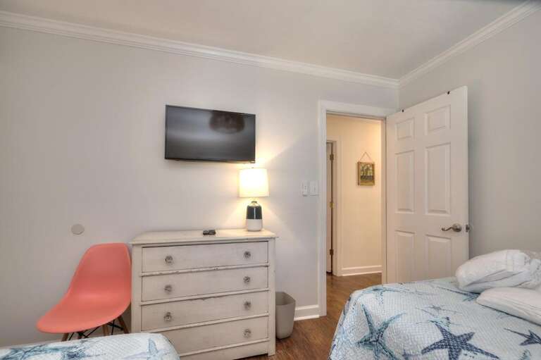 Blue 2 Double Bedroom with Dresser and TV
GW 10.30.24
