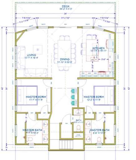 Main Living Area Floor Plan