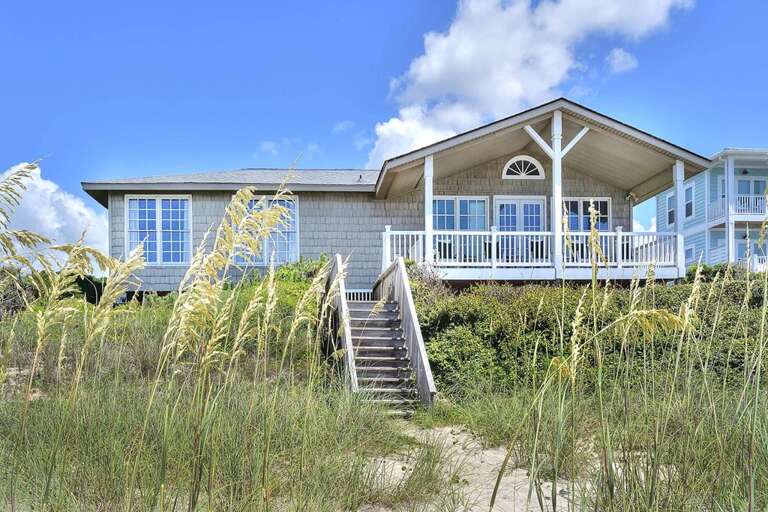 4819 W. Beach Drive Oceanfront Oak Island NC 4 Bedroom Vacation Home