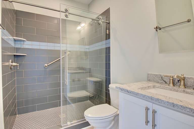 Full Bathroom with walk in shower