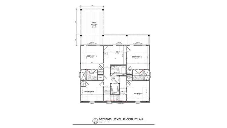 Beach Landing 92 2nd Level Floor Plan