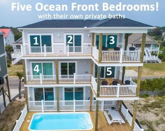 Ocean Side of House