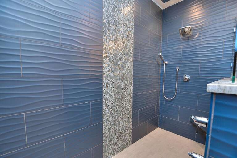 Full Bathroom with walk in shower