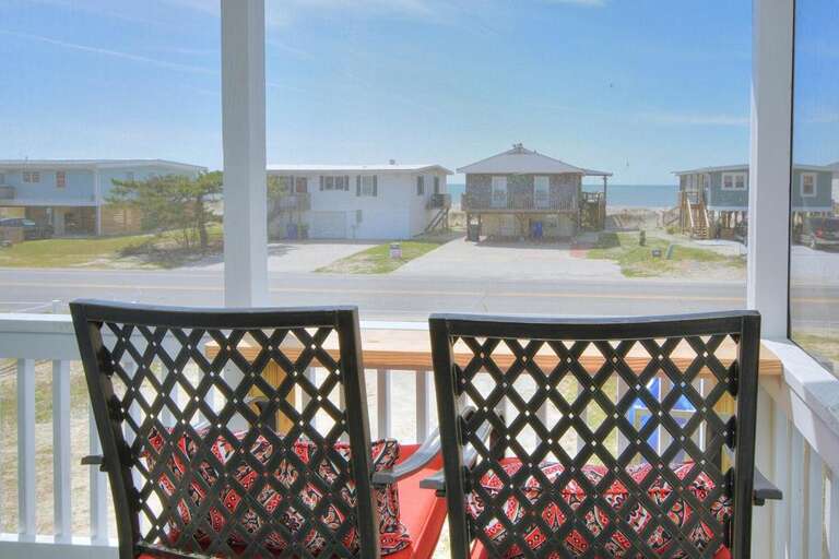 Ocean Side Deck and Chairs