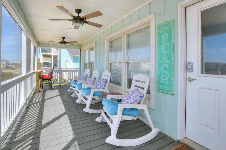 Ocean Side Deck with Chairs
