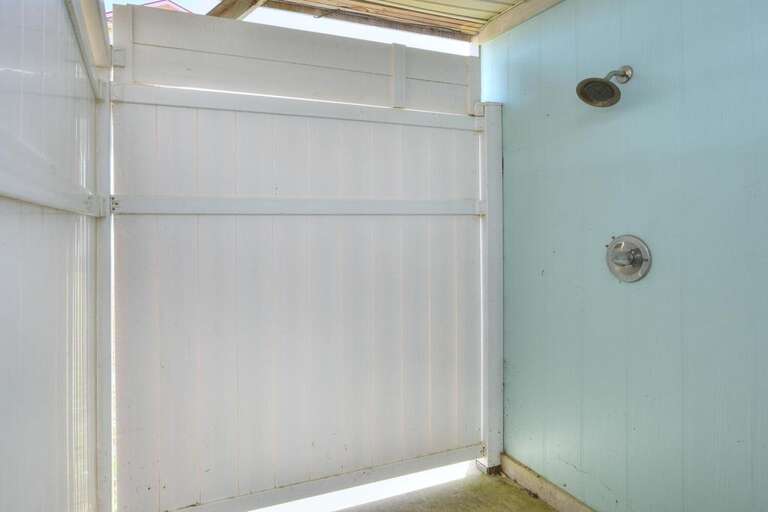 Inside the Outdoor Shower