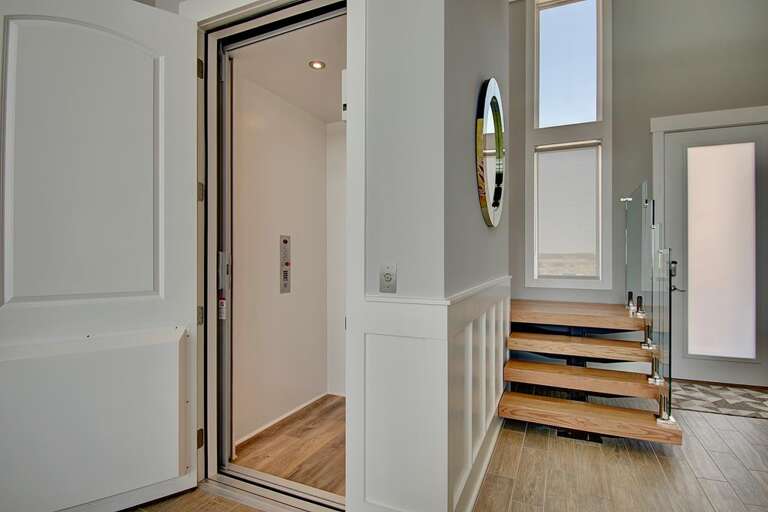 Elevator and Stairs to 2nd Floor